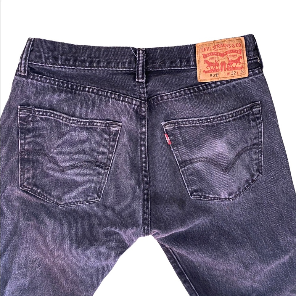 Vintage Black Denim Levis Jeans